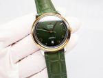Omega De Ville 39.5MM for Men 32.7MM for Women 8215 Movement Green Dial Watch